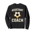 Assistant Soccer Coach Distressed Sweatshirt - Unique Graphic for Adults - T-Shirt, Sweatshirt, Hoodie