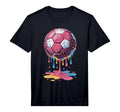 Soccer Ball Drip Ice Cream Drip Game T-Shirt - Unique Graphic Men Women - T-Shirt, Sweatshirt, Hoodie