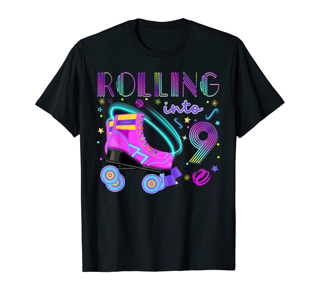 Roller Skating Party 80S 90S Birthday T-Shirt - Trendy Graphic Men Women - T-Shirt, Sweatshirt, Hoodie