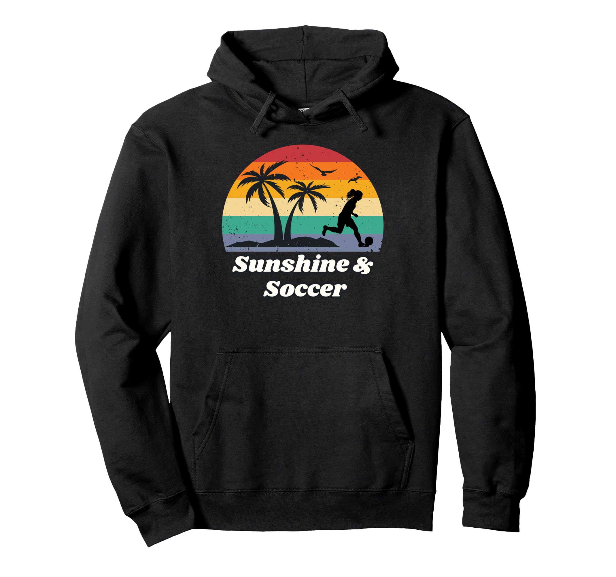 Sunshine Soccer Gear Soccer Player Soccer Hoodie - Graphic Print Men Women - T-Shirt, Sweatshirt, Hoodie
