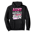 Aunt Birthday Soccer Players Sport Hoodie - Unique Graphic Men Women - T-Shirt, Sweatshirt, Hoodie