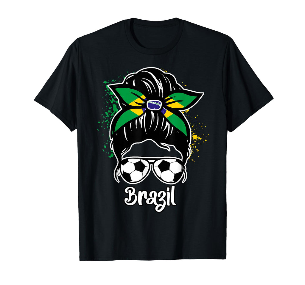 Brazil Soccer Game Player Football T-Shirt - Minimalist Print for Adults - T-Shirt, Sweatshirt, Hoodie