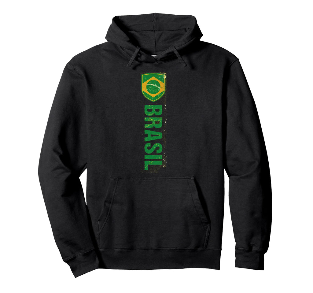 Brazil Gift Flag Brazilian Fan Samba Hoodie - Fun Novelty Design Men Women - T-Shirt, Sweatshirt, Hoodie