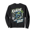 Father And Son Soccer Fun Fathers Day Sweatshirt - Custom Art Print Unisex - T-Shirt, Sweatshirt, Hoodie