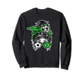 Messy Bun Hair Brazilian Soccer Brazil Sweatshirt - Trendy Graphic Unisex - T-Shirt, Sweatshirt, Hoodie