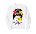 Busy Raising Ballers Messy Bun Womens Sweatshirt - Minimalist Print Unisex - T-Shirt, Sweatshirt, Hoodie