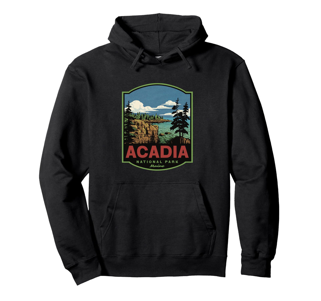 Acadia National Park Maine Hoodie - Streetwear Style Unisex - T-Shirt, Sweatshirt, Hoodie