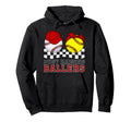 Busy Raising Ballers Baseball Hoodie - Casual Everyday Wear Men Women - T-Shirt, Sweatshirt, Hoodie