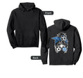 Messy Bun Hair Greek Soccer Greece Hoodie - Fun Novelty Design for Adults - T-Shirt, Sweatshirt, Hoodie