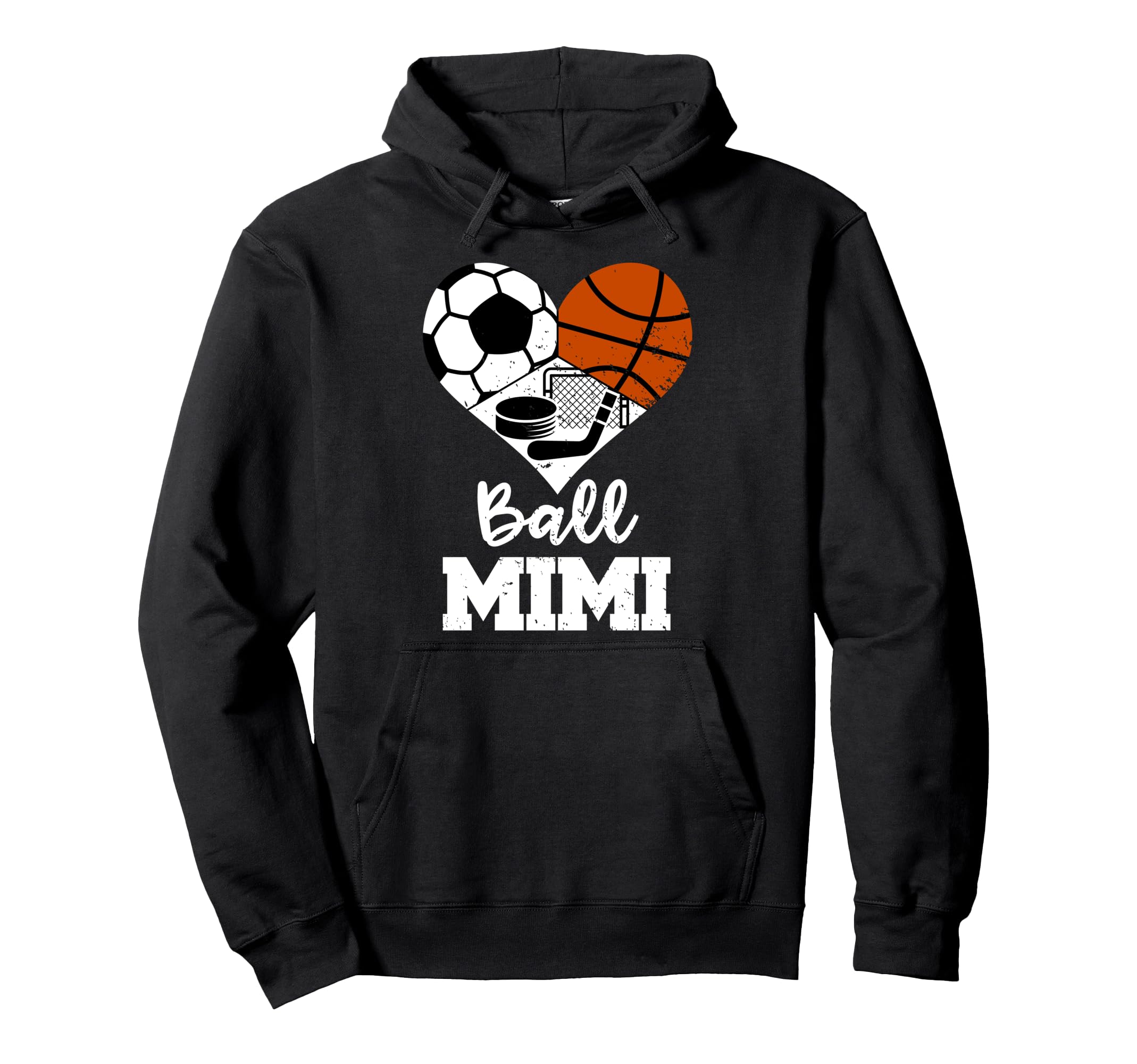 Ball Mimi Funny Soccer Basketball Hoodie - Streetwear Style Men Women - T-Shirt, Sweatshirt, Hoodie