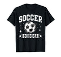 Coquette Bow Soccer Momma Soccer Team T-Shirt - Minimalist Print Men Women - T-Shirt, Sweatshirt, Hoodie