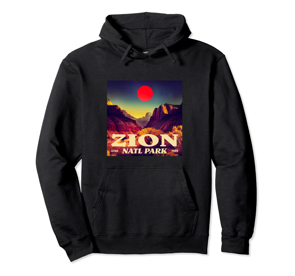 Zion Utah Zion National Park Hoodie - Casual Everyday Wear Men Women - T-Shirt, Sweatshirt, Hoodie