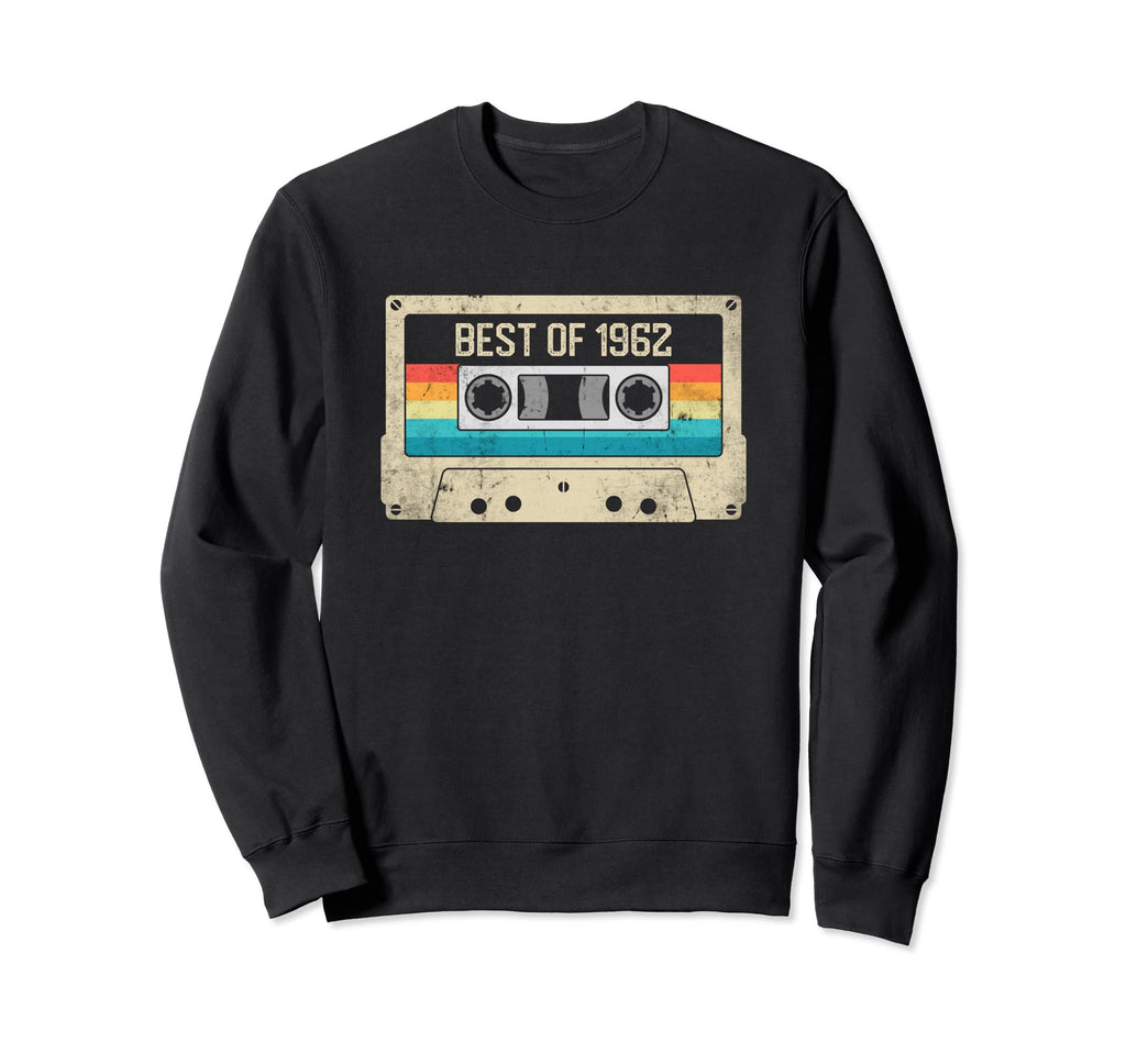 Best 1962 58Th Birthday Gift Cassette Sweatshirt - Unique Graphic Unisex - T-Shirt, Sweatshirt, Hoodie