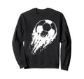 Soccer Silhouette Soccer Player Sweatshirt - Minimalist Print for Adults - T-Shirt, Sweatshirt, Hoodie