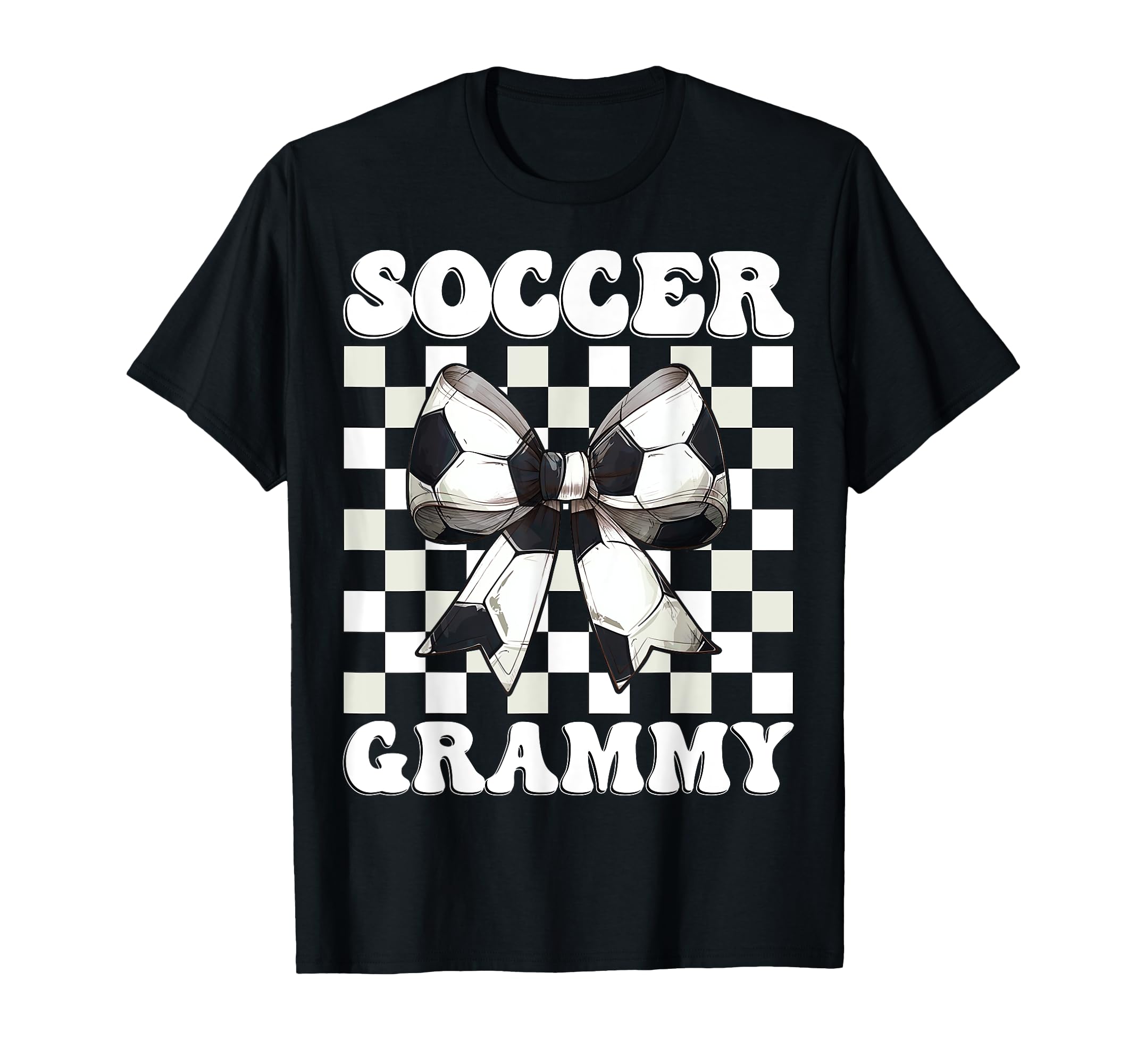 Soccer Grammy Soccer Grandma Coquette T-Shirt - Graphic Print for Adults - T-Shirt, Sweatshirt, Hoodie
