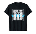 New First Time Dad To Be Usa Flags Soccer T-Shirt - Graphic Print Unisex - T-Shirt, Sweatshirt, Hoodie