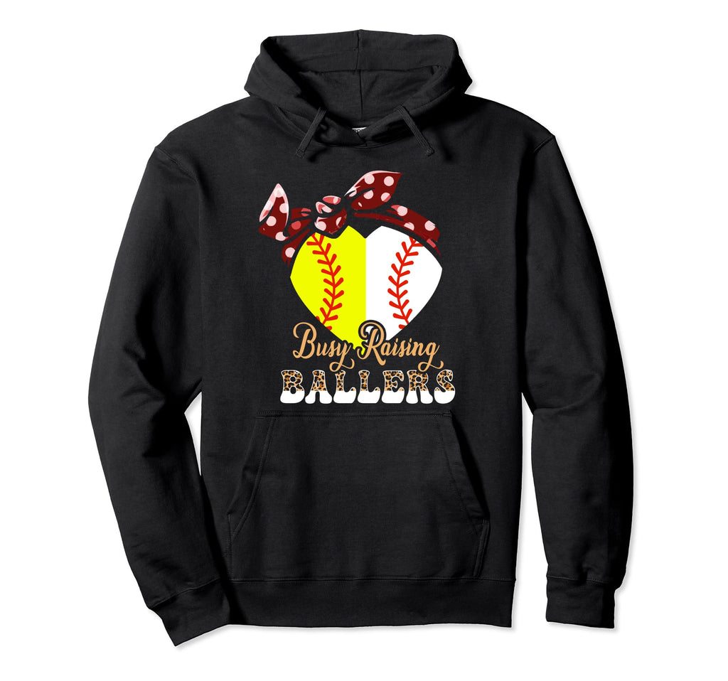Busy Raising Ballers Grandma Ballers Hoodie - Casual Everyday Wear Unisex - T-Shirt, Sweatshirt, Hoodie