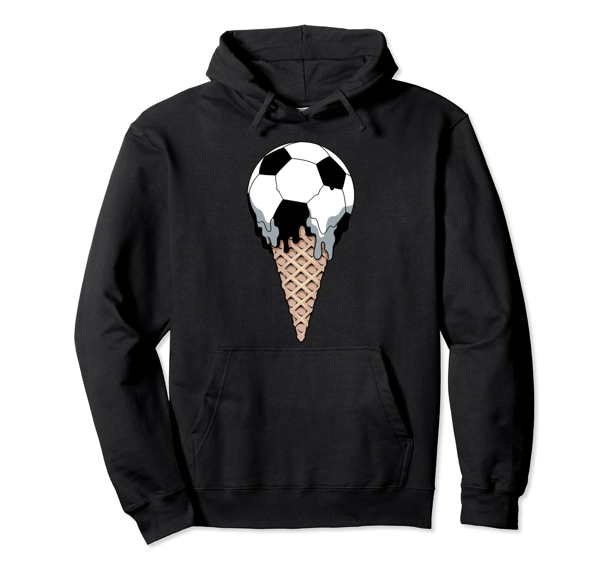 Ice Cream Soccer Players Soccer Coaches Hoodie - Trendy Graphic Unisex - T-Shirt, Sweatshirt, Hoodie