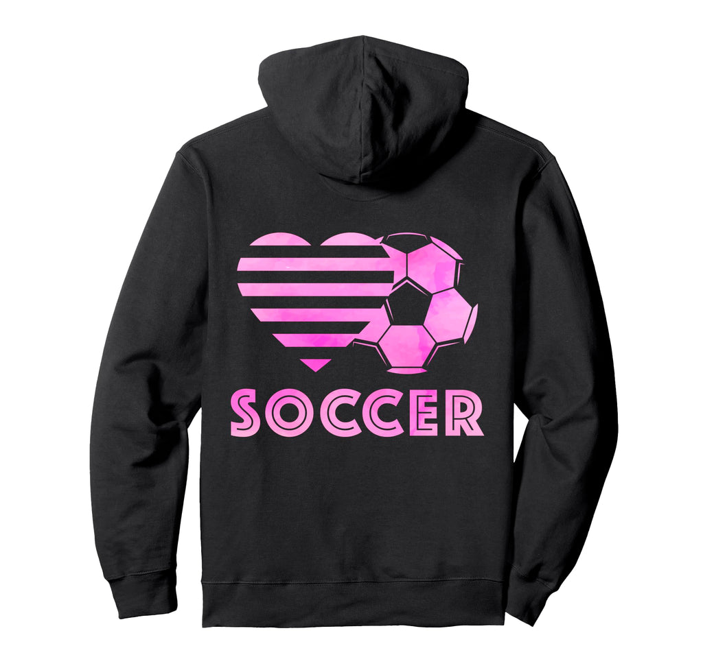 Soccer Heart Love Heartbeat Outfit Hoodie - Fun Novelty Design Men Women - T-Shirt, Sweatshirt, Hoodie