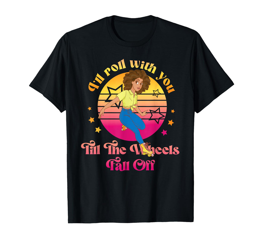 Roller Skating Skate 1970S T-Shirt - Novelty Apparel Unisex - T-Shirt, Sweatshirt, Hoodie