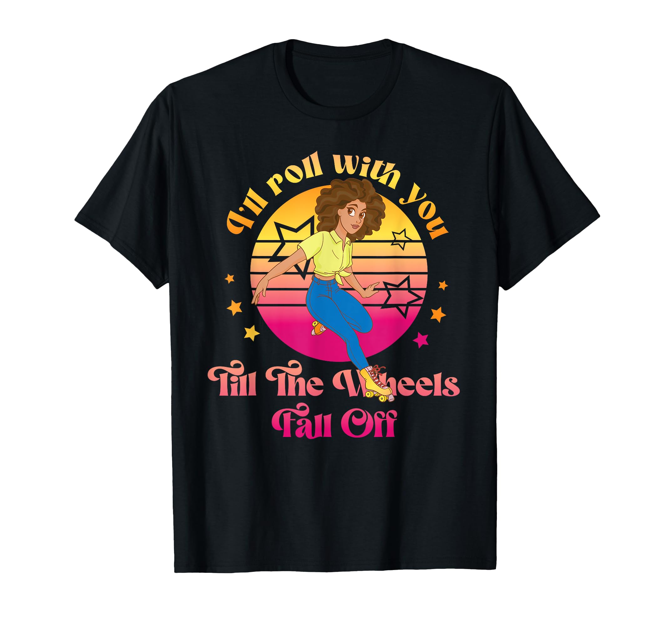 Roller Skating Skate 1970S T-Shirt - Novelty Apparel Unisex - T-Shirt, Sweatshirt, Hoodie