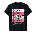 Groovy Soccer Coquette Bow Soccer T-Shirt - Custom Art Print Unisex - T-Shirt, Sweatshirt, Hoodie
