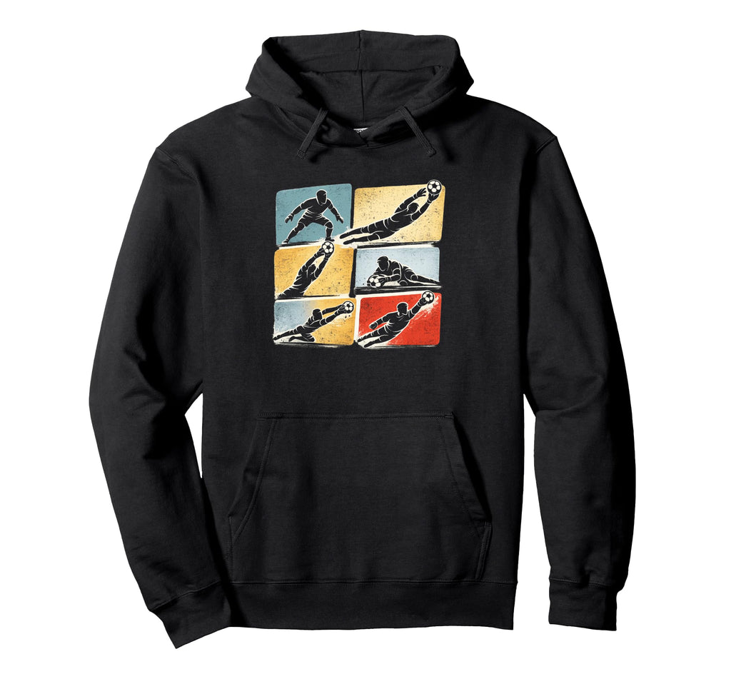 Soccer Goalie Making Saves Hoodie - Minimalist Print Unisex - T-Shirt, Sweatshirt, Hoodie
