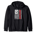 Red Soccer Dad Flag Hoodie - Graphic Print Unisex - T-Shirt, Sweatshirt, Hoodie