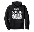 Soccer Goalie Grandpa Best Title Soccer Hoodie - Unique Graphic Men Women - T-Shirt, Sweatshirt, Hoodie