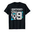 Soccer Birthday Party 9 Year Old 9Th T-Shirt - Unique Graphic Men Women - T-Shirt, Sweatshirt, Hoodie