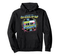 Raised Old School Hip Hop Cassette Vinyl Hoodie - Novelty Apparel Unisex - T-Shirt, Sweatshirt, Hoodie