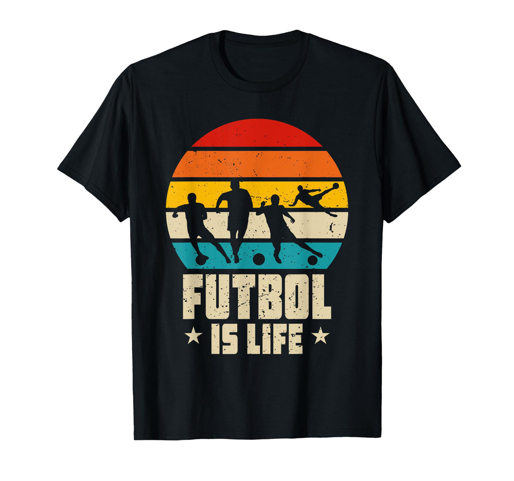 Futbol Is Life Soccer Football Player T-Shirt - Aesthetic Graphic Unisex - T-Shirt, Sweatshirt, Hoodie