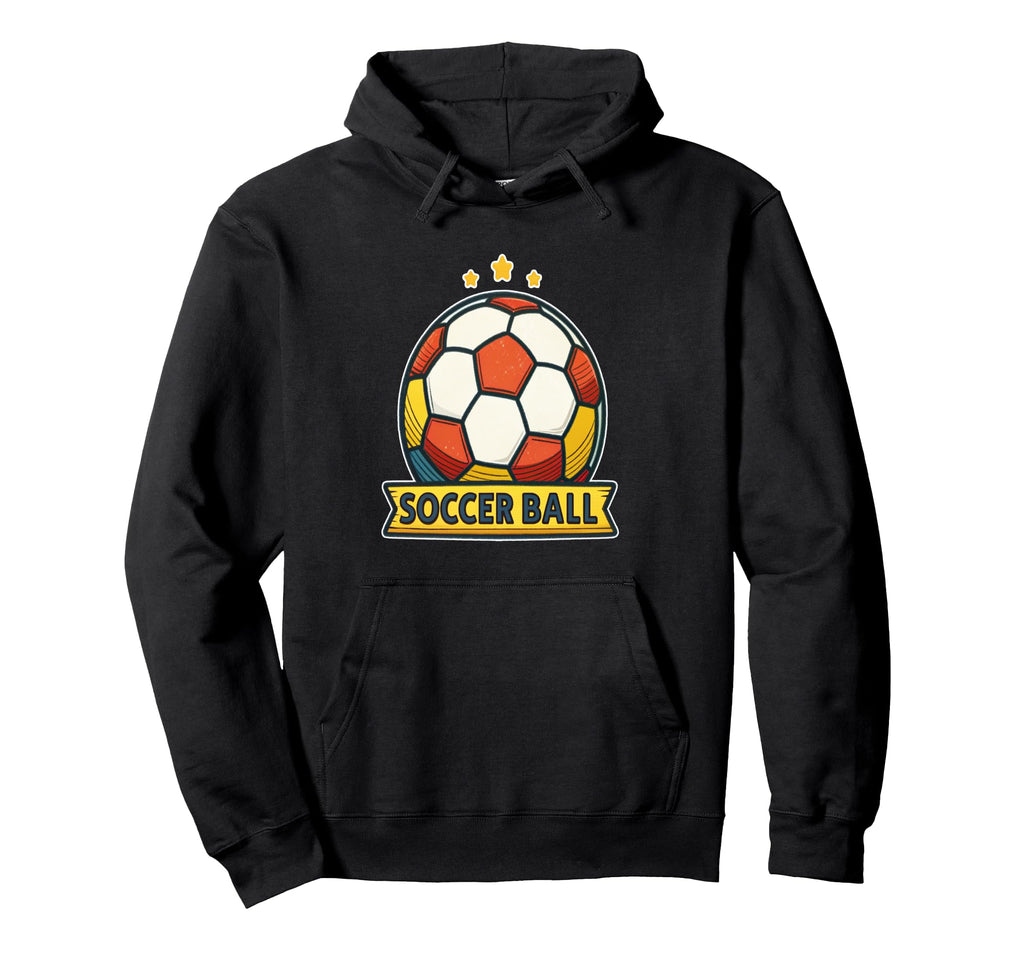 Multicolor Soccer Ball Hoodie - Unique Graphic for Adults - T-Shirt, Sweatshirt, Hoodie