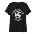 Pender County Soccer Distressed 90S Tri T-Shirt - Unique Graphic Men Women - T-Shirt, Sweatshirt, Hoodie