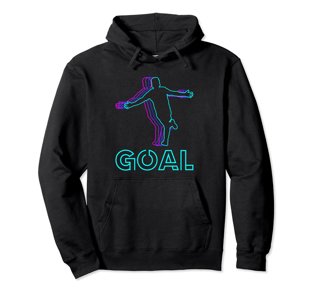 Soccer Goal Celebration Hoodie - Fun Novelty Design Men Women - T-Shirt, Sweatshirt, Hoodie