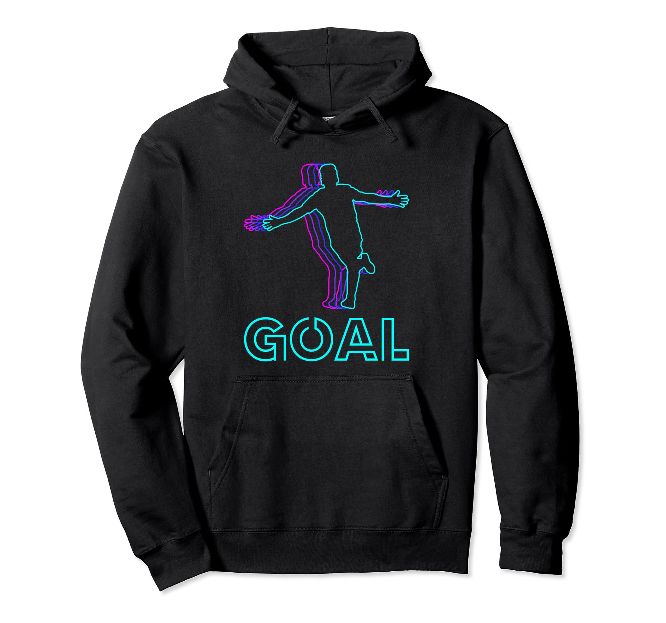 Soccer Goal Celebration Hoodie - Fun Novelty Design Men Women - T-Shirt, Sweatshirt, Hoodie