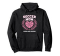 Soccer Mom Social Club Heart Hoodie - Casual Everyday Wear Men Women - T-Shirt, Sweatshirt, Hoodie