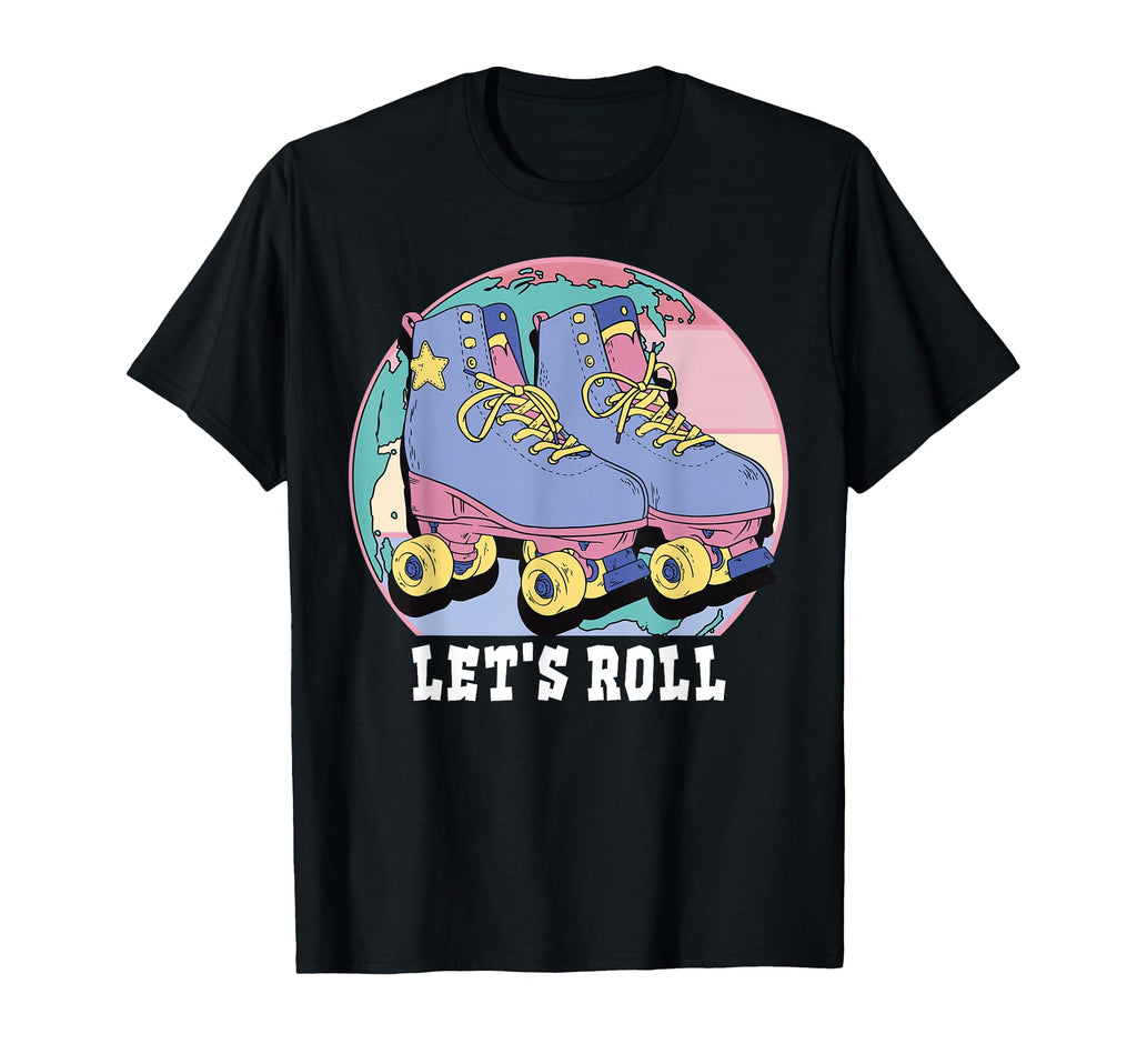 Roller Skates Fun Nostalgia Hoodie - Minimalist Print Men Women - T-Shirt, Sweatshirt, Hoodie