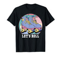 Roller Skates Fun Nostalgia Hoodie - Minimalist Print Men Women - T-Shirt, Sweatshirt, Hoodie