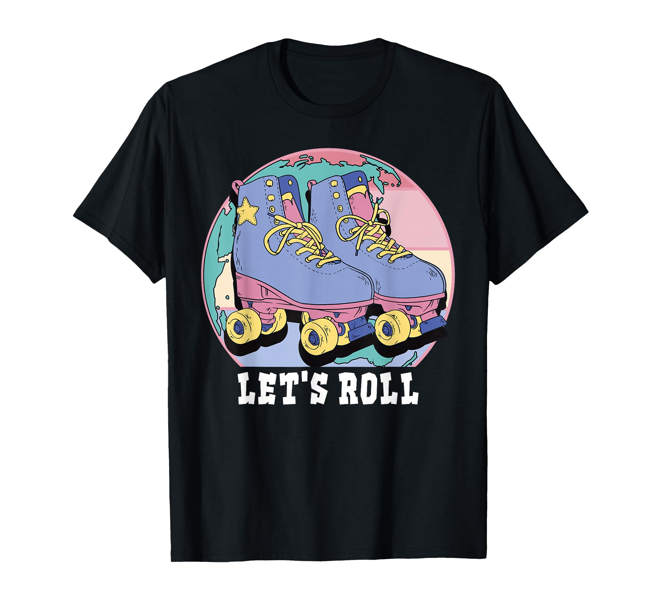 Roller Skates Fun Nostalgia Hoodie - Minimalist Print Men Women - T-Shirt, Sweatshirt, Hoodie