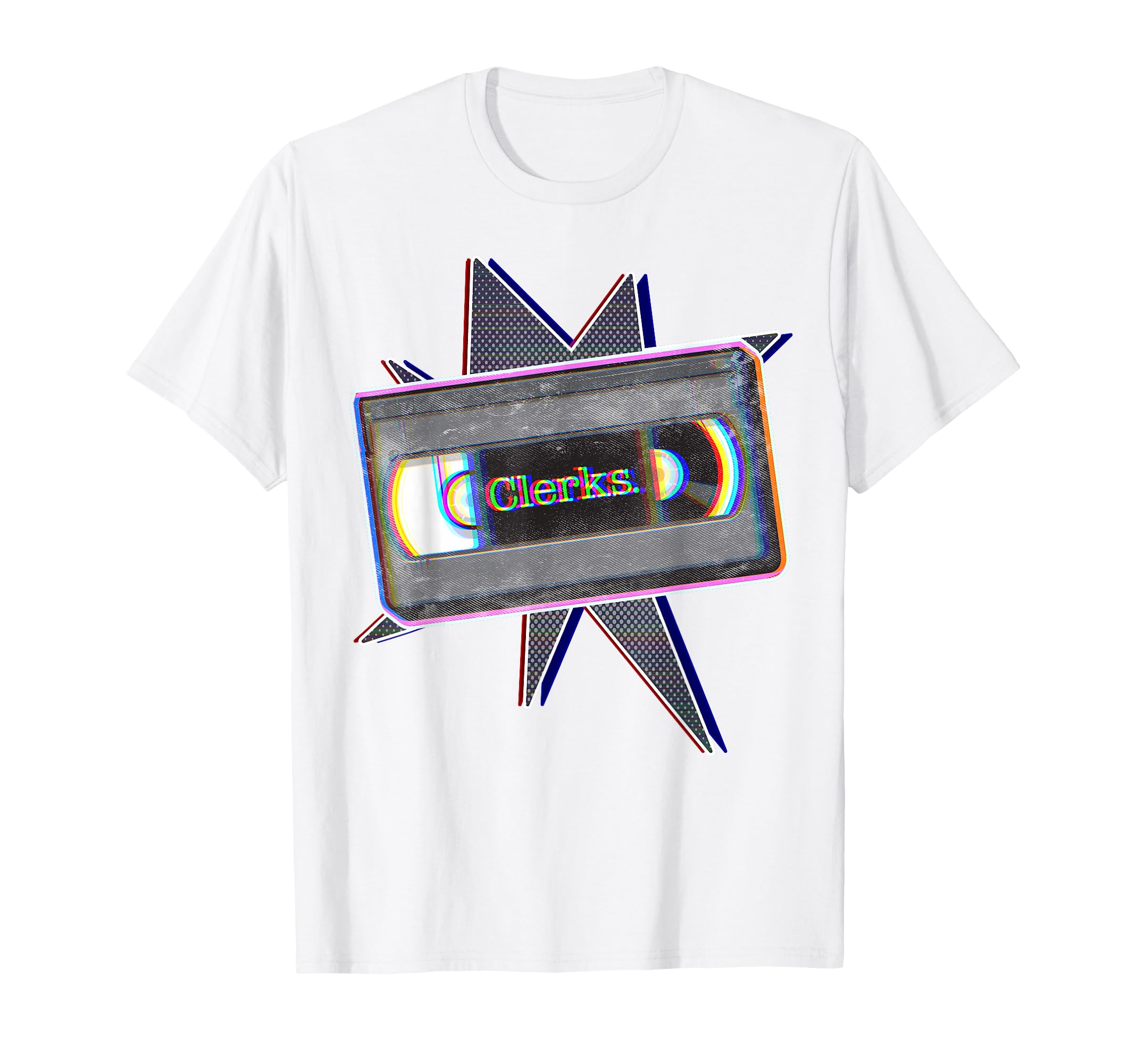 Kevin Smith Clerks Vhs Cassette Glitch T-Shirt - Trendy Graphic for Adults - T-Shirt, Sweatshirt, Hoodie