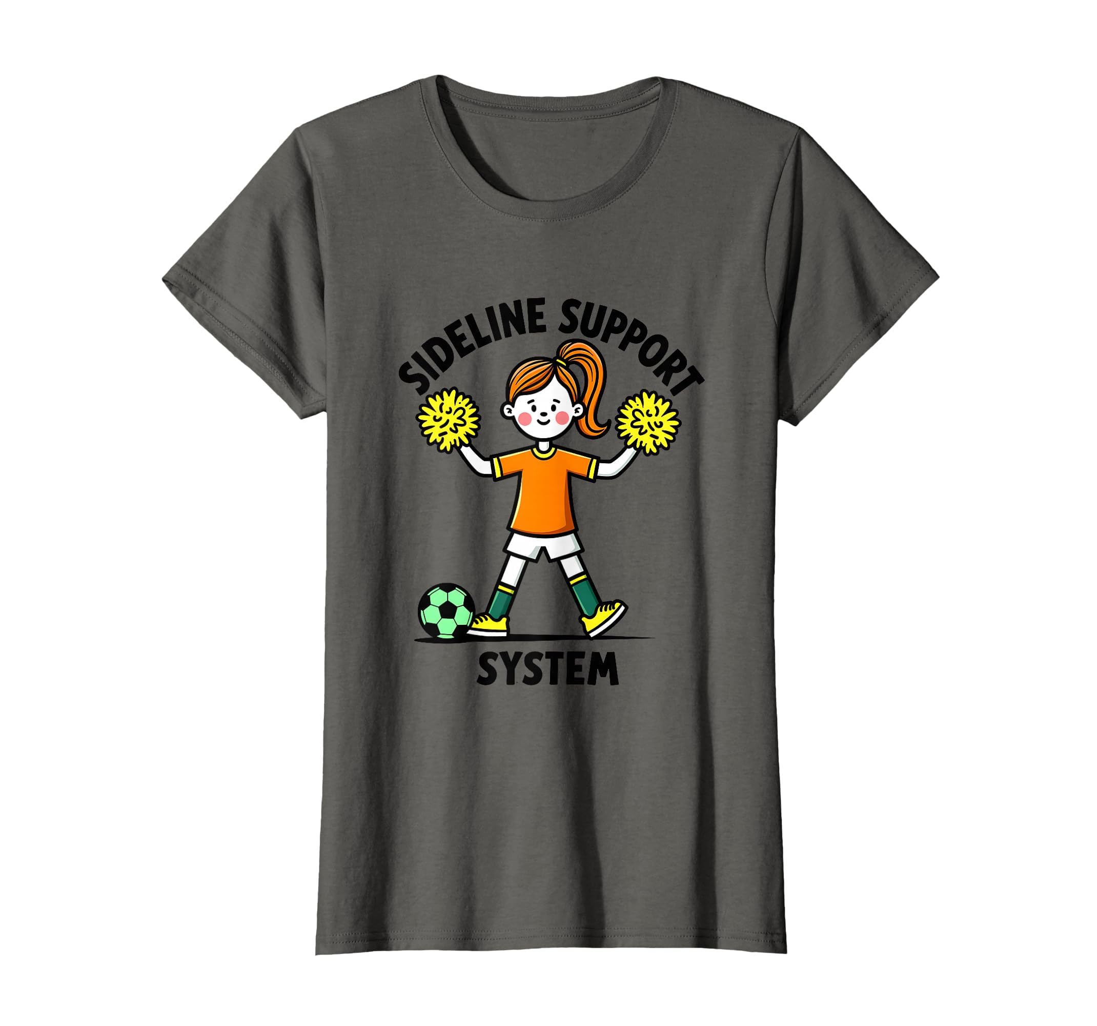 Sideline Support System Soccer Mom T-Shirt - Unique Graphic Unisex - T-Shirt, Sweatshirt, Hoodie
