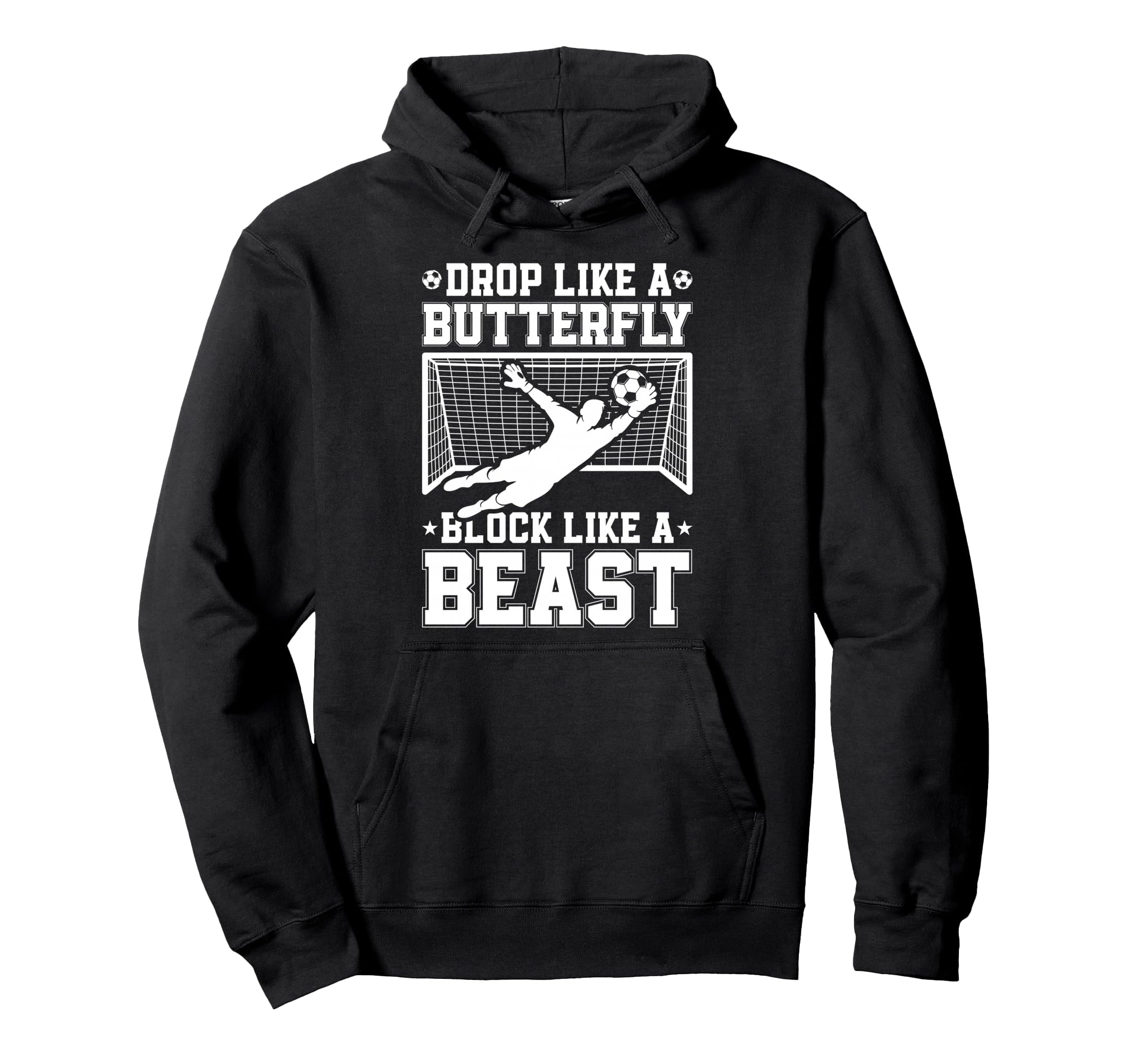 Drop Like Butterfly Block Like Hoodie - Fun Novelty Design for Adults - T-Shirt, Sweatshirt, Hoodie
