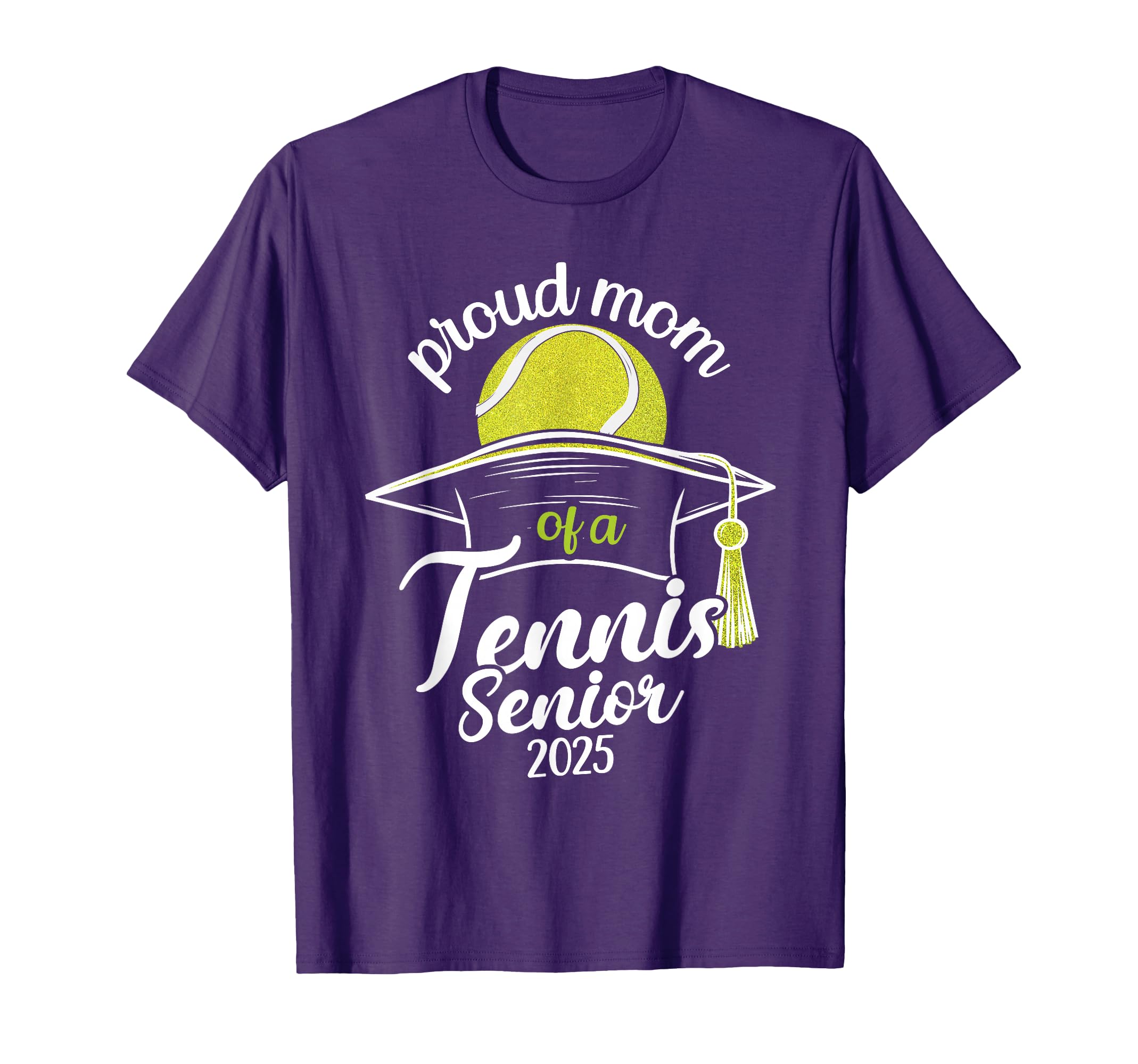 Tennis Senior Mom Class 2025 T-Shirt - Minimalist Print for Adults - T-Shirt, Sweatshirt, Hoodie
