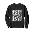Jennifer Personalized Coquette Sweatshirt - Custom Art Print Men Women - T-Shirt, Sweatshirt, Hoodie
