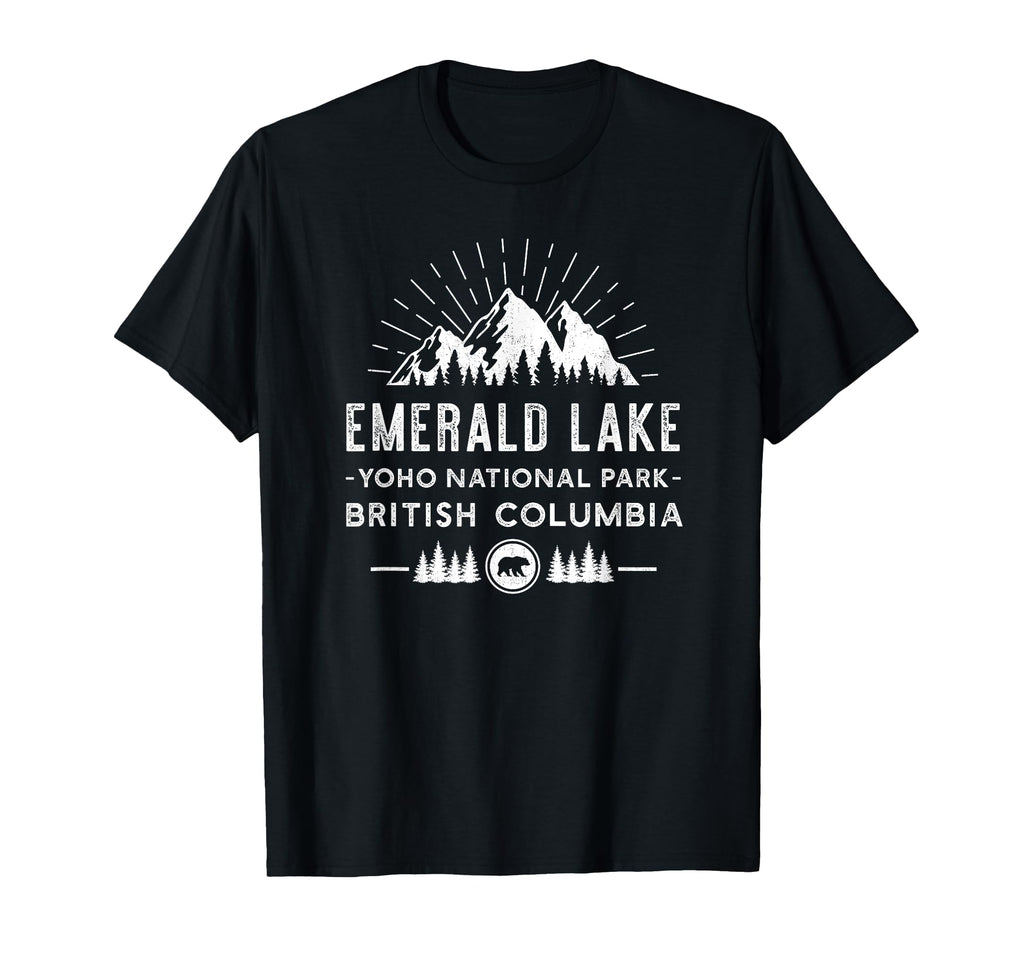 Emerald Lake Yoho Bc Mountain Hiking T-Shirt - Graphic Print Unisex - T-Shirt, Sweatshirt, Hoodie
