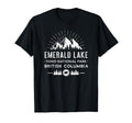 Emerald Lake Yoho Bc Mountain Hiking T-Shirt - Graphic Print Unisex - T-Shirt, Sweatshirt, Hoodie