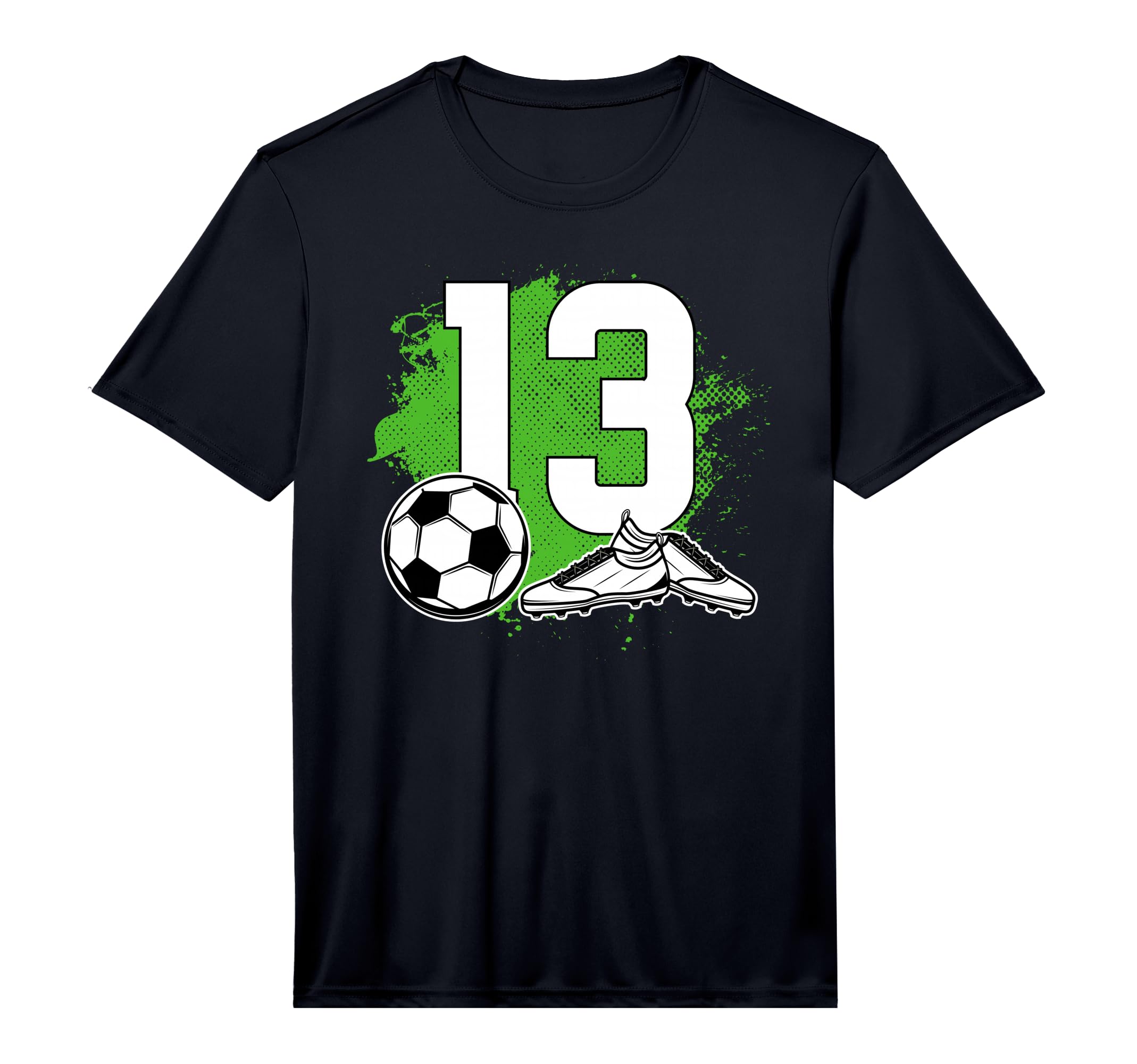13Th Birthday Soccer Thirteen Year Old T-Shirt - Graphic Print Men Women - T-Shirt, Sweatshirt, Hoodie