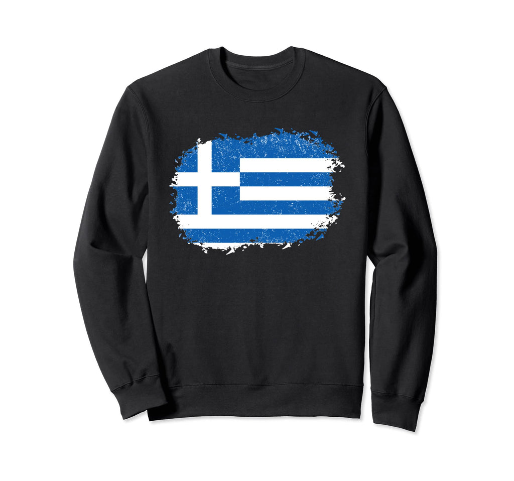 Greek Flag Football Hellenic Soccer Sweatshirt - Novelty Apparel Unisex - T-Shirt, Sweatshirt, Hoodie
