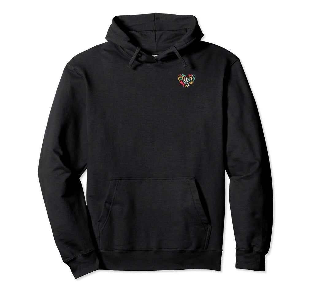 Soccer Player Heart Soccer Heart Hoodie - Casual Everyday Wear Men Women - T-Shirt, Sweatshirt, Hoodie